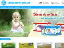 Tablet Screenshot of khanuotphuocthanh.com